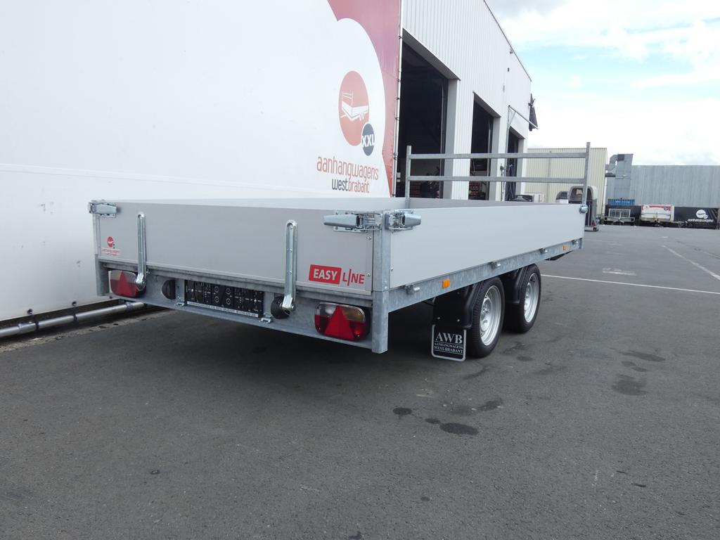 Easyline Plateauwagen tandemas 350x180cm 2100kg